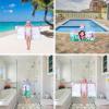 image:imageSquishmallows Kids BathPoolBeach Soft Cotton Terry Hooded Towel Wrap 24 in x 50 in By FrancoAssorted