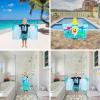 image:imageSquishmallows Kids BathPoolBeach Soft Cotton Terry Hooded Towel Wrap 24 in x 50 in By FrancoBaby Shark