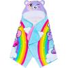 image:imageSquishmallows Kids BathPoolBeach Soft Cotton Terry Hooded Towel Wrap 24 in x 50 in By FrancoCare Bears