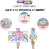 image:imageSquishmallows Kids BathPoolBeach Soft Cotton Terry Hooded Towel Wrap 24 in x 50 in By FrancoCare Bears