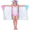 image:imageSquishmallows Kids BathPoolBeach Soft Cotton Terry Hooded Towel Wrap 24 in x 50 in By FrancoCare Bears