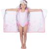image:imageSquishmallows Kids BathPoolBeach Soft Cotton Terry Hooded Towel Wrap 24 in x 50 in By FrancoHello Kitty