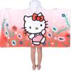 image:imageSquishmallows Kids BathPoolBeach Soft Cotton Terry Hooded Towel Wrap 24 in x 50 in By FrancoHello Kitty
