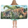 image:imageSquishmallows Kids BathPoolBeach Soft Cotton Terry Hooded Towel Wrap 24 in x 50 in By FrancoJurassic World Dominion
