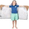 image:imageSquishmallows Kids BathPoolBeach Soft Cotton Terry Hooded Towel Wrap 24 in x 50 in By FrancoJurassic World Dominion