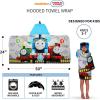 image:imageSquishmallows Kids BathPoolBeach Soft Cotton Terry Hooded Towel Wrap 24 in x 50 in By FrancoMulticolor