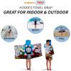 image:imageSquishmallows Kids BathPoolBeach Soft Cotton Terry Hooded Towel Wrap 24 in x 50 in By FrancoMulticolor