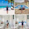 image:imageSquishmallows Kids BathPoolBeach Soft Cotton Terry Hooded Towel Wrap 24 in x 50 in By FrancoMulticolor