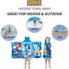 image:imageSquishmallows Kids BathPoolBeach Soft Cotton Terry Hooded Towel Wrap 24 in x 50 in By FrancoMulticolor