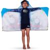 image:imageSquishmallows Kids BathPoolBeach Soft Cotton Terry Hooded Towel Wrap 24 in x 50 in By FrancoMulticolor