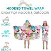image:imageSquishmallows Kids BathPoolBeach Soft Cotton Terry Hooded Towel Wrap 24 in x 50 in By FrancoSquishmallows