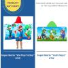 image:imageSquishmallows Kids BathPoolBeach Soft Cotton Terry Hooded Towel Wrap 24 in x 50 in By FrancoSuper Mario