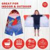 image:imageSquishmallows Kids BathPoolBeach Soft Cotton Terry Hooded Towel Wrap 24 in x 50 in By FrancoThe Flash