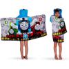 image:imageSquishmallows Kids BathPoolBeach Soft Cotton Terry Hooded Towel Wrap 24 in x 50 in By FrancoMulticolor