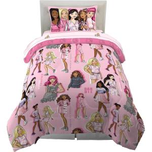 image:imageFranco Squishmallows Bedding Super Soft Comforter and Sheet Set with Sham 7 Piece Full SizeBarbie
