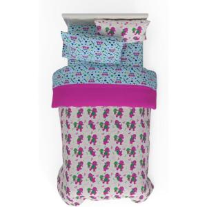 image:imageFranco Squishmallows Bedding Super Soft Comforter and Sheet Set with Sham 7 Piece Full SizeBarney  Friends