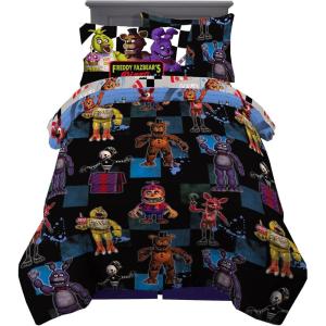 image:imageFranco Squishmallows Bedding Super Soft Comforter and Sheet Set with Sham 7 Piece Full SizeFive Nights at Freddys