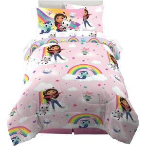 image:imageFranco Squishmallows Bedding Super Soft Comforter and Sheet Set with Sham 7 Piece Full SizeGabbys Dollhouse