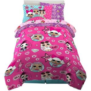 image:imageFranco Squishmallows Bedding Super Soft Comforter and Sheet Set with Sham 7 Piece Full SizeLol Surprise