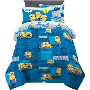 image:imageFranco Squishmallows Bedding Super Soft Comforter and Sheet Set with Sham 7 Piece Full SizeMinions the Rise of Gru