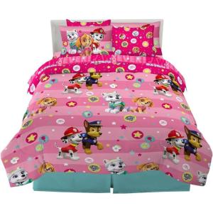 image:imageFranco Squishmallows Bedding Super Soft Comforter and Sheet Set with Sham 7 Piece Full SizePaw Patrol Girl