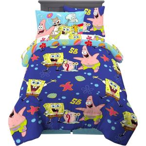 image:imageFranco Squishmallows Bedding Super Soft Comforter and Sheet Set with Sham 7 Piece Full SizeSpongebob Squarepants