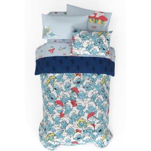 image:imageFranco Squishmallows Bedding Super Soft Comforter and Sheet Set with Sham 7 Piece Full SizeThe Smurfs  Blue Original