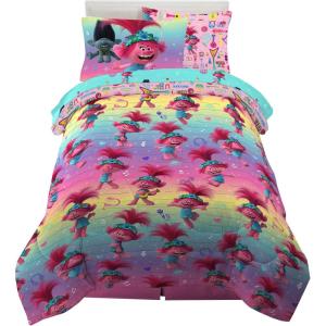 image:imageFranco Squishmallows Bedding Super Soft Comforter and Sheet Set with Sham 7 Piece Full SizeTrolls World Tour