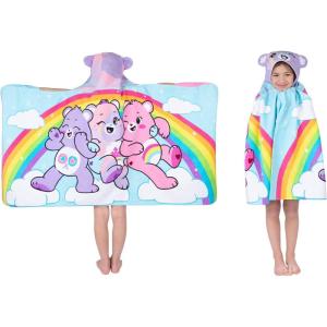image:imageSquishmallows Kids BathPoolBeach Soft Cotton Terry Hooded Towel Wrap 24 in x 50 in By FrancoCare Bears