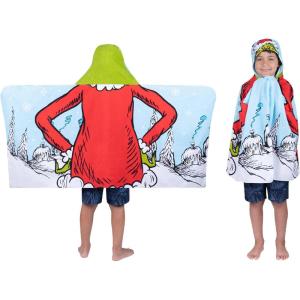 image:imageSquishmallows Kids BathPoolBeach Soft Cotton Terry Hooded Towel Wrap 24 in x 50 in By FrancoGrinch