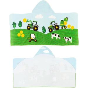 image:imageSquishmallows Kids BathPoolBeach Soft Cotton Terry Hooded Towel Wrap 24 in x 50 in By FrancoJohn Deere
