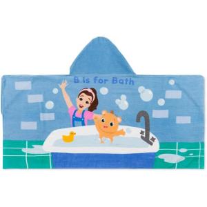 image:imageSquishmallows Kids BathPoolBeach Soft Cotton Terry Hooded Towel Wrap 24 in x 50 in By FrancoMs Rachel  Splash is Fun