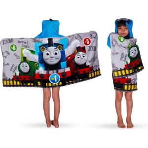 image:imageSquishmallows Kids BathPoolBeach Soft Cotton Terry Hooded Towel Wrap 24 in x 50 in By FrancoMulticolor