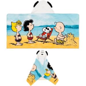 image:imageSquishmallows Kids BathPoolBeach Soft Cotton Terry Hooded Towel Wrap 24 in x 50 in By FrancoPeanuts
