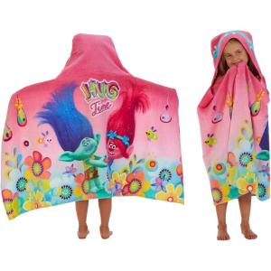 image:imageSquishmallows Kids BathPoolBeach Soft Cotton Terry Hooded Towel Wrap 24 in x 50 in By FrancoTrolls