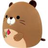 image:imageSquishmallows Original 12in Chip The Beaver Holding Rose  Official Jazwares Valentines Day Plush MediumSizedMulticolor