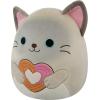 image:imageSquishmallows Original 12in Chip The Beaver Holding Rose  Official Jazwares Valentines Day Plush MediumSizedSiamese Cat