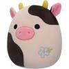 image:imageSquishmallows Original 8in Bodie The Yellow Spotted Cow Wrapped in Flower Stems  Official Jazwares Easter Plush LittleCow