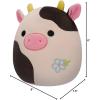 image:imageSquishmallows Original 8in Bodie The Yellow Spotted Cow Wrapped in Flower Stems  Official Jazwares Easter Plush LittleCow