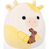 image:imageSquishmallows Original 8in Bodie The Yellow Spotted Cow Wrapped in Flower Stems  Official Jazwares Easter Plush LittleYellow Spotted Cow