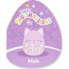 image:imageSquishmallows Original 8in Mak The Lavender Cat Wrapped in Flower Stems  Official Jazwares Easter Plush LittleLavender Cat