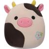 image:imageSquishmallows Original 8in Bodie The Yellow Spotted Cow Wrapped in Flower Stems  Official Jazwares Easter Plush LittleCow