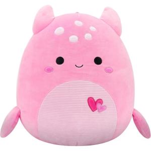 image:imageSquishmallows Original 12in Chip The Beaver Holding Rose  Official Jazwares Valentines Day Plush MediumSizedPink Loch Ness Monster