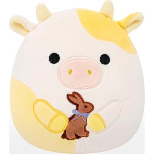 image:imageSquishmallows Original 8in Bodie The Yellow Spotted Cow Wrapped in Flower Stems  Official Jazwares Easter Plush LittleYellow Spotted Cow