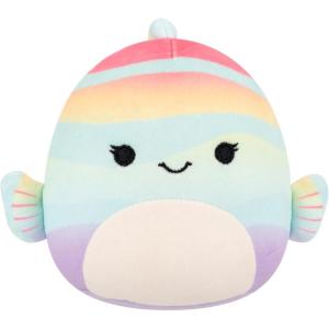 image:imageSquishmallows Original 5in Millennia The Grey Bat with Velvet Accents  Official Jazwares Plush LittleRainbow Striped Fish