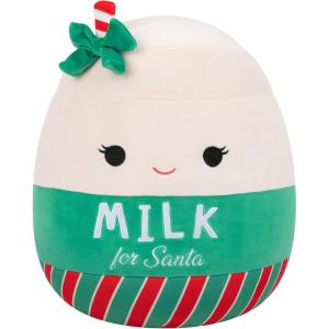 image:imageSquishmallows Original 12Inch Poplina Purple Boba Tea with Blue Straw  Official Jazwares PlushMilk for Santa