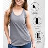 image:imageHYBRID APPAREL Squishmallows  Dill with It Charles Pickle  Womens Racerback TankHeather Charcoal