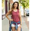 image:imageHYBRID APPAREL Squishmallows  Dill with It Charles Pickle  Womens Racerback TankHeather Wine