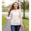image:imageHYBRID APPAREL Squishmallows  Squish Heart  Womens French Terry Long Sleeve PulloverBirch