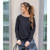image:imageHYBRID APPAREL Squishmallows  Squish Mood Grid  Womens French Terry Long Sleeve PulloverBlack